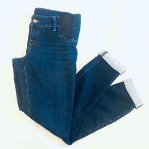 Ingrid & Isabel Womens Blue Comfort Stretch Maternity Skinny Denim Jeans Size 12